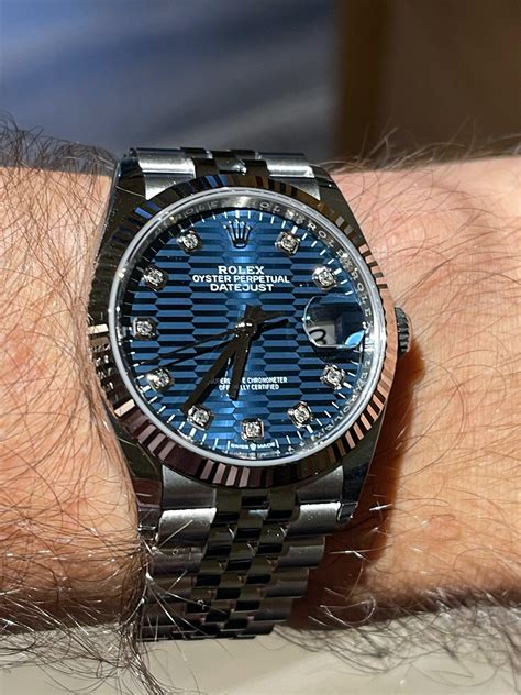 rolex blue steel hand|rolex blue motif.